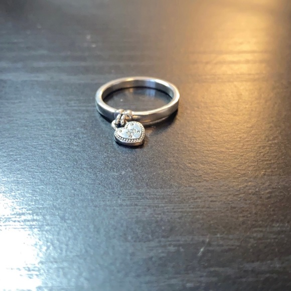 Pandora Dangle Heart Ring Clearance, 58 